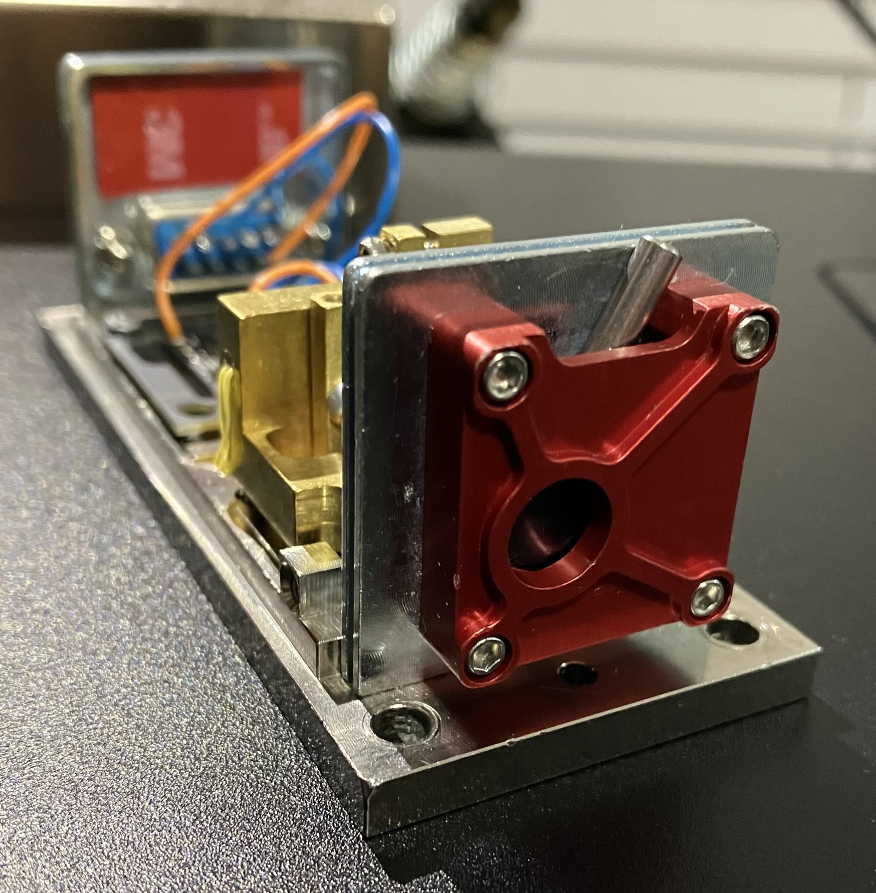 Diode host front view