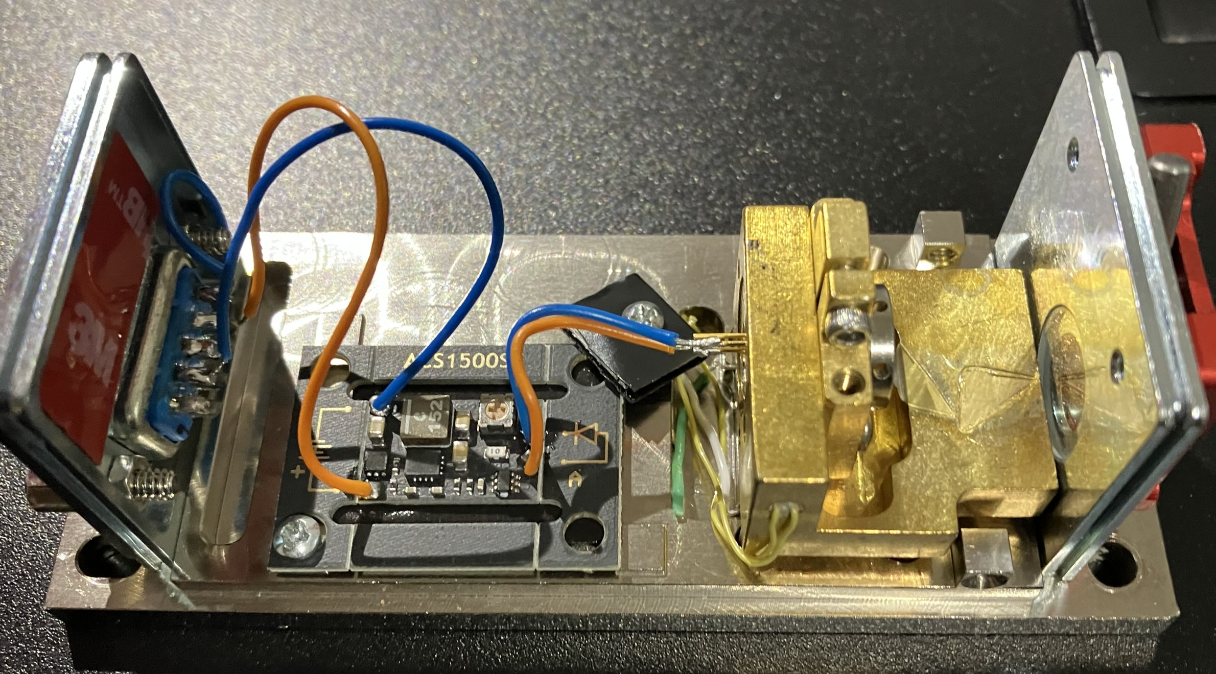 Diode driver board and internal components