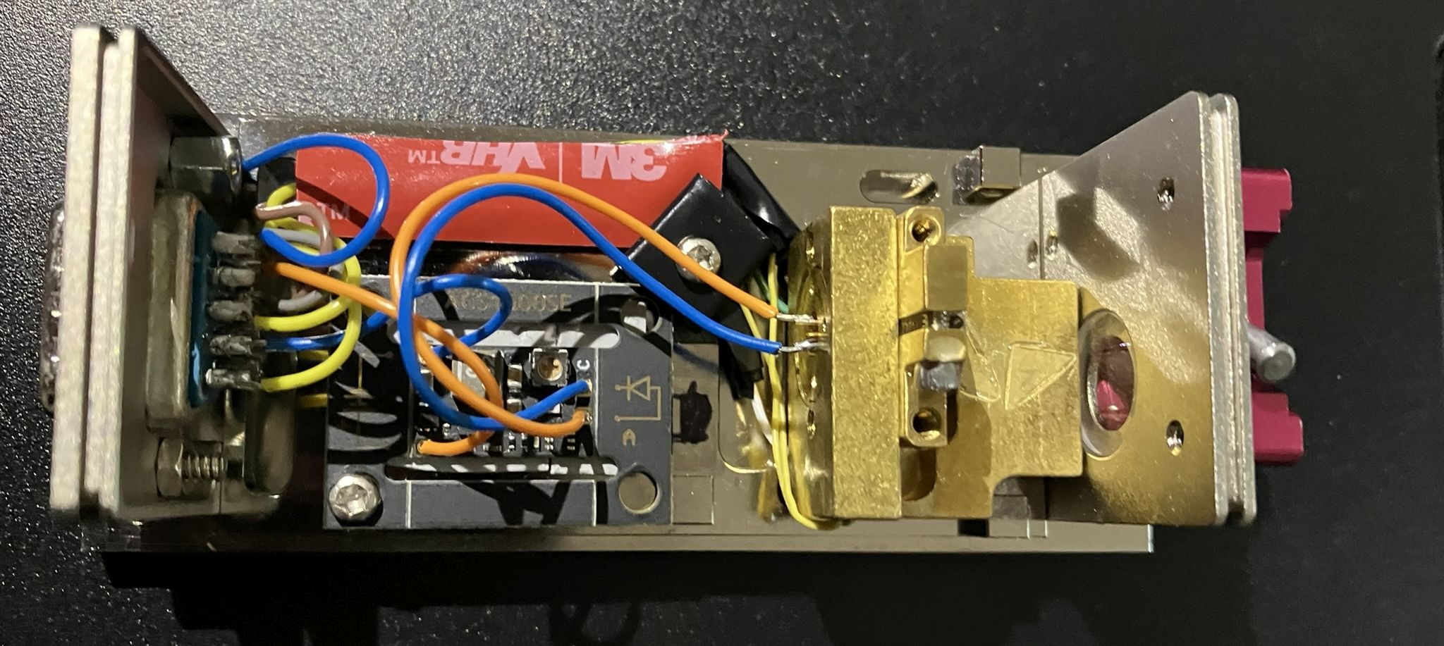 Diode driver board and internal components