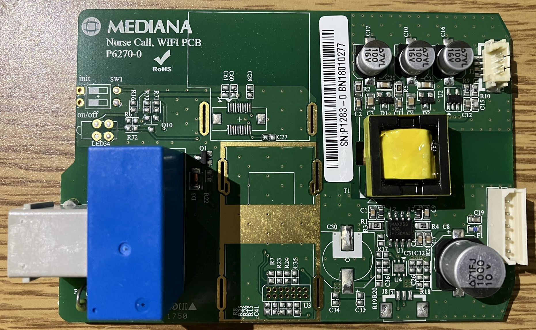 PM100N nurse call PCB
