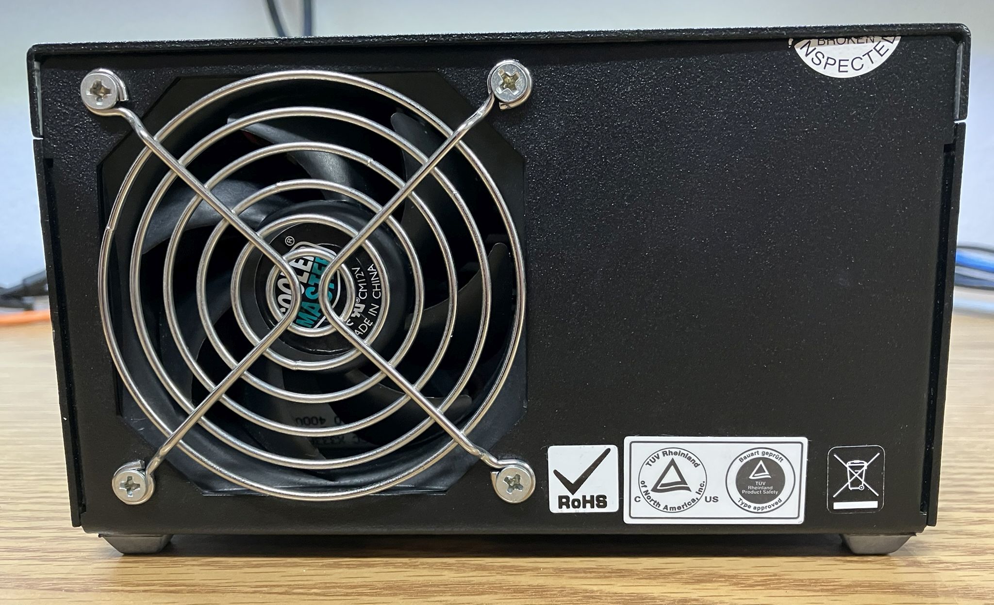 300 series power supple with fan replaced