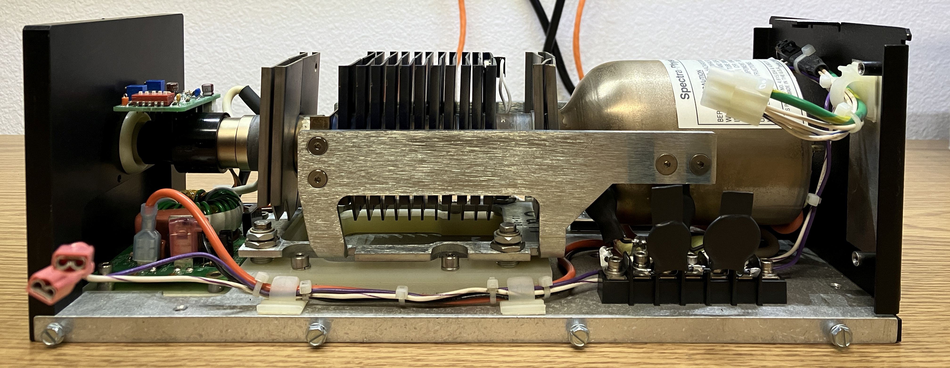 argon ion laser head inside