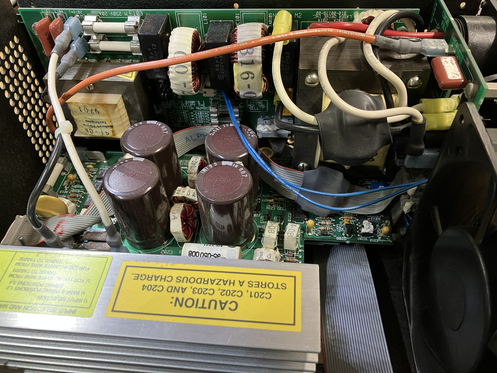 263C ion laser power supply inside