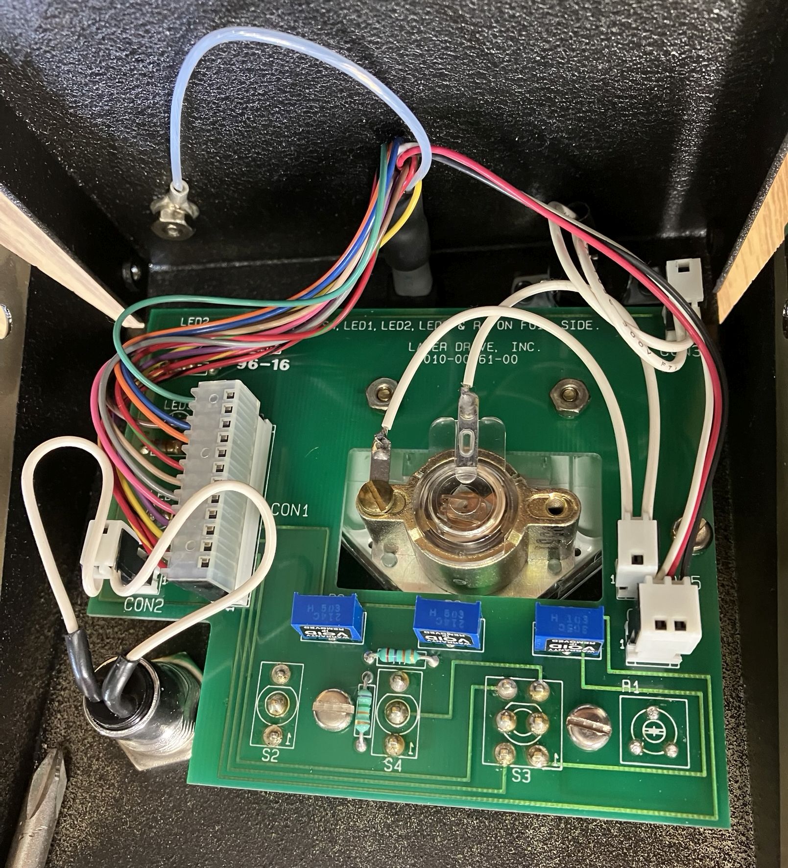 argon ion laser system controller inside