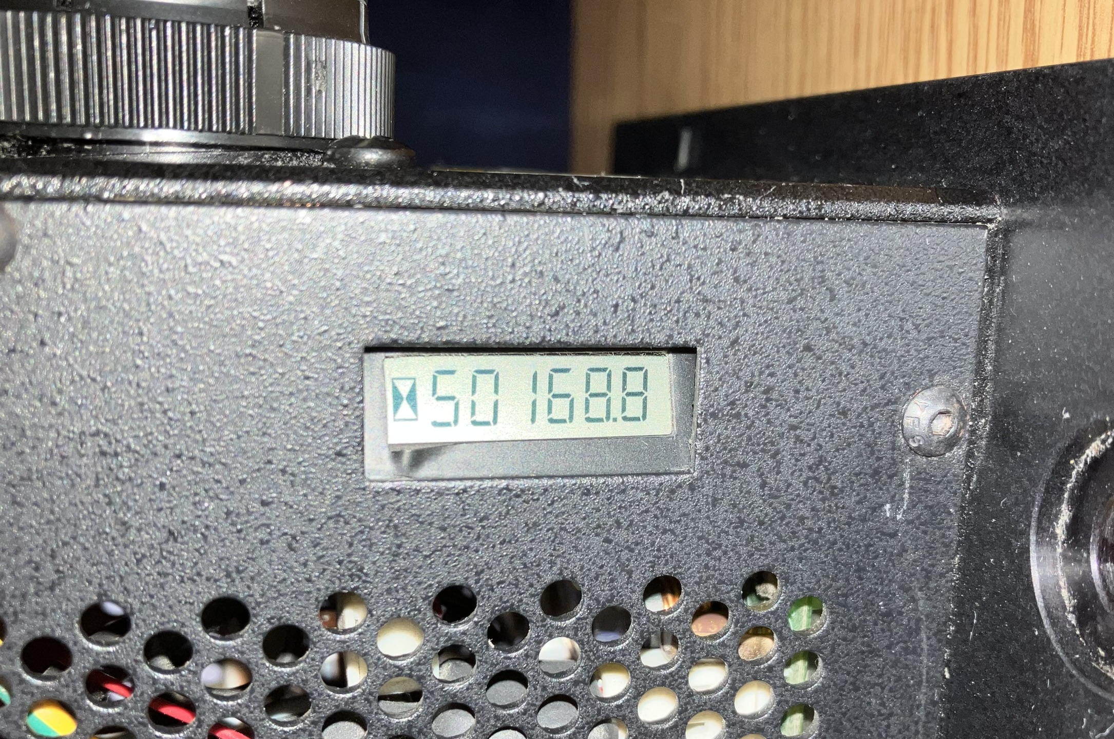 hour counter displaying over 50,000 hours