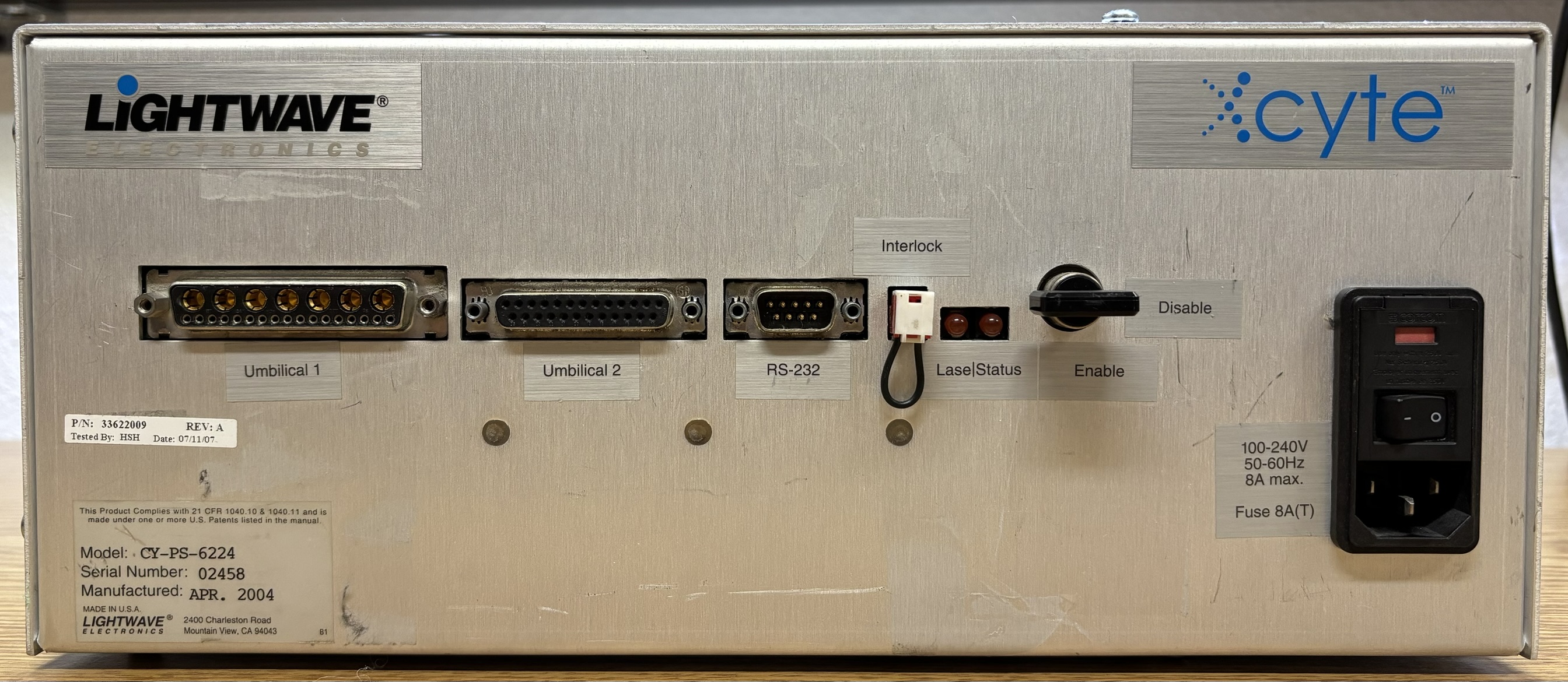 xcyte cy-ps front