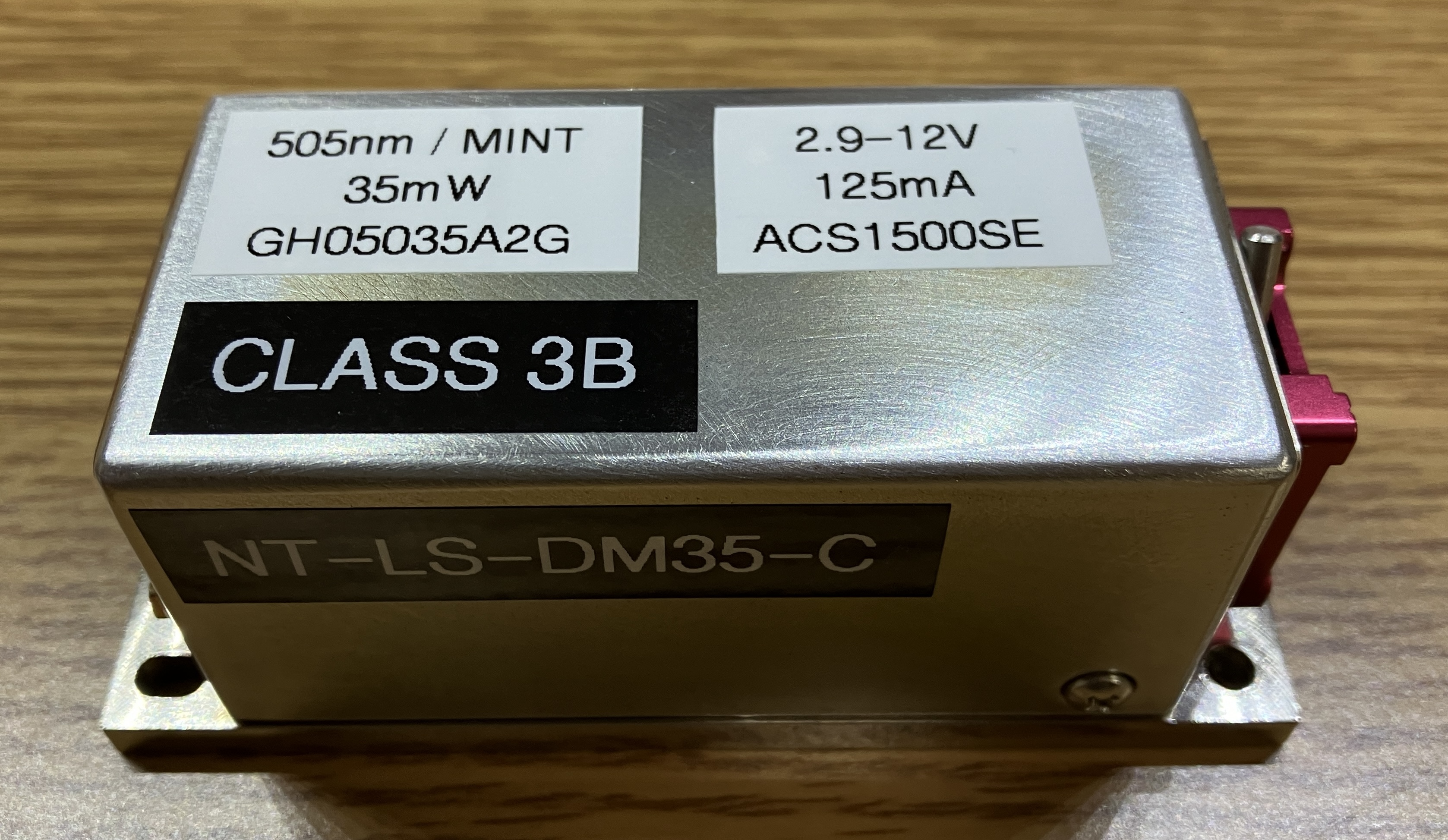 NT-LS-DM35-C laser system top view