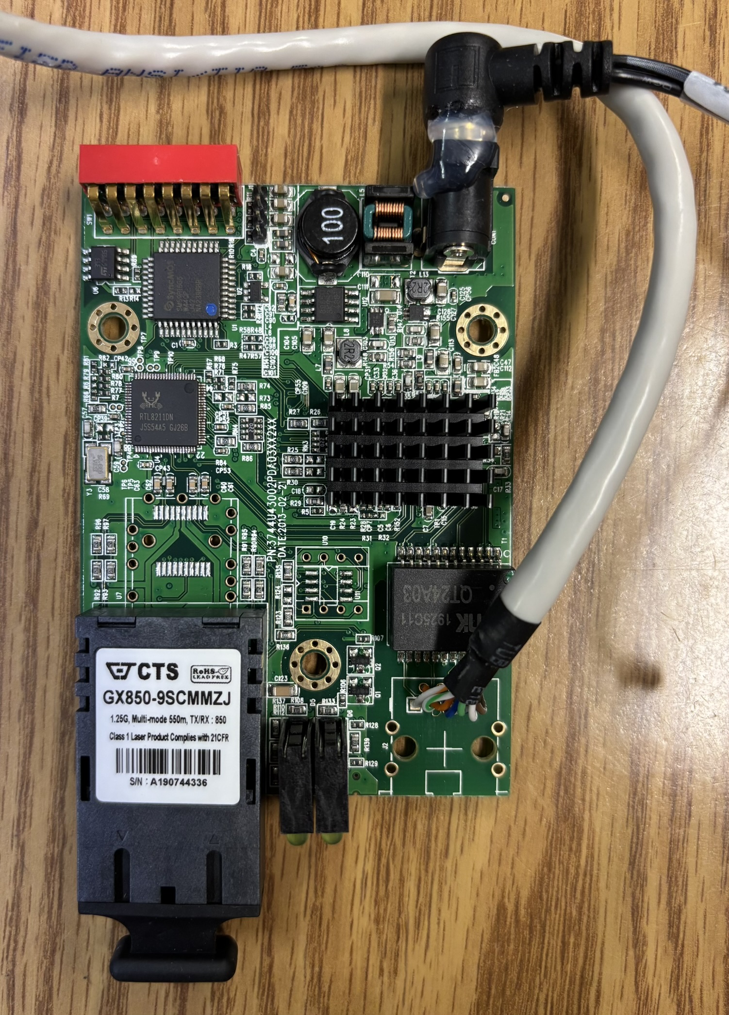CTS fiber media converter