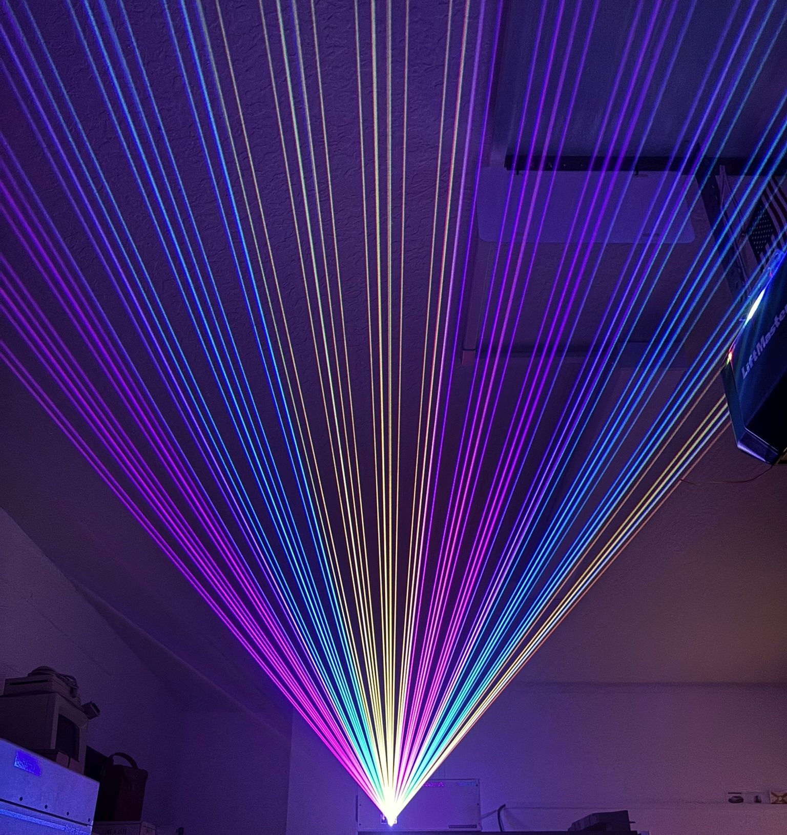 beams demo with fog