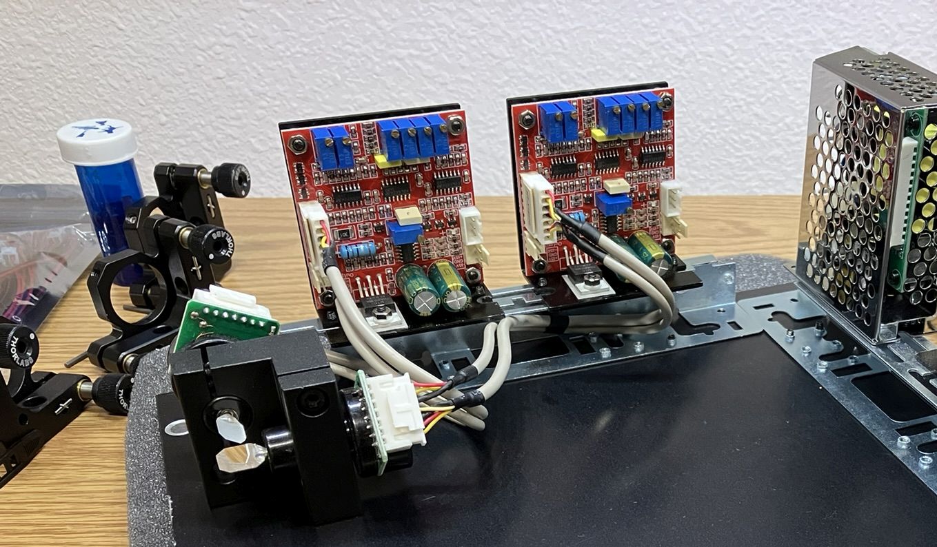 FENRIR galvo scanner and amps