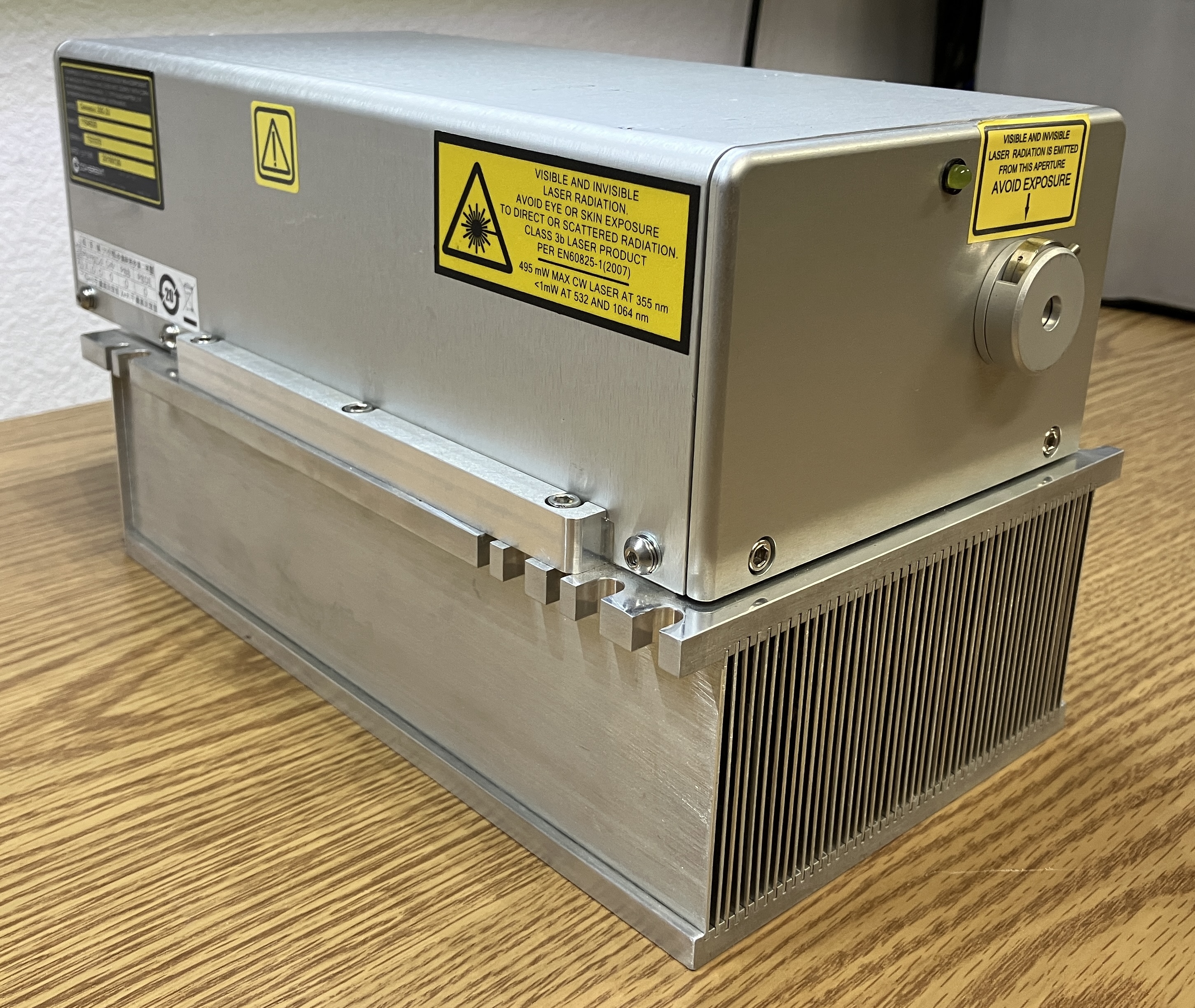 genesis laser head attached to heatsink