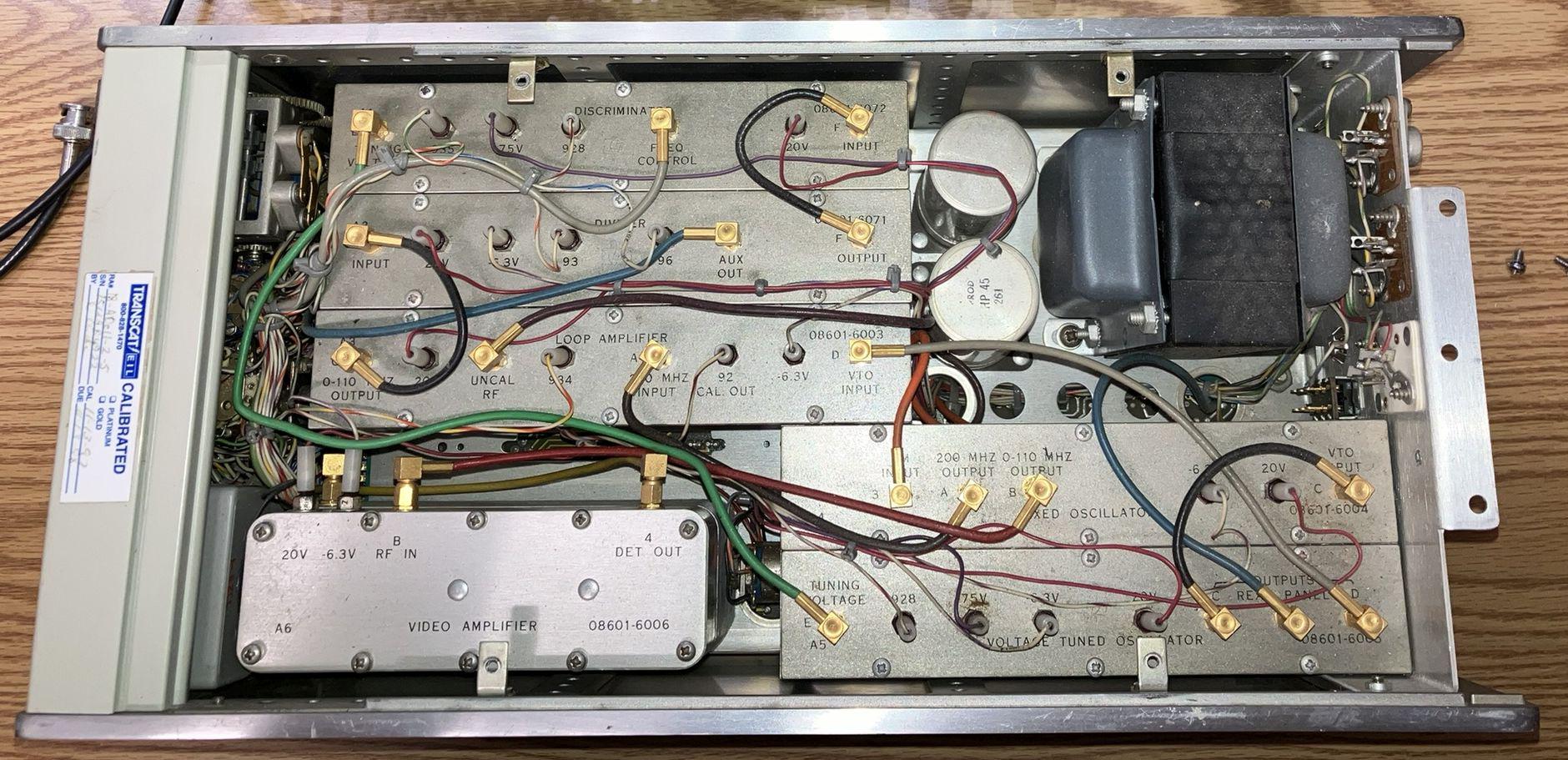 hp 8601a generator sweeper