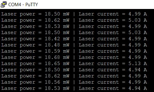 serial terminal output