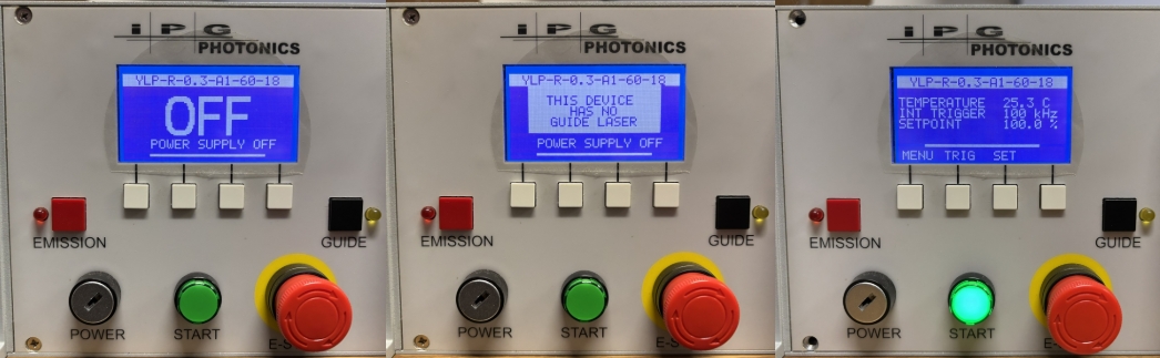 YLP pulsed laser system