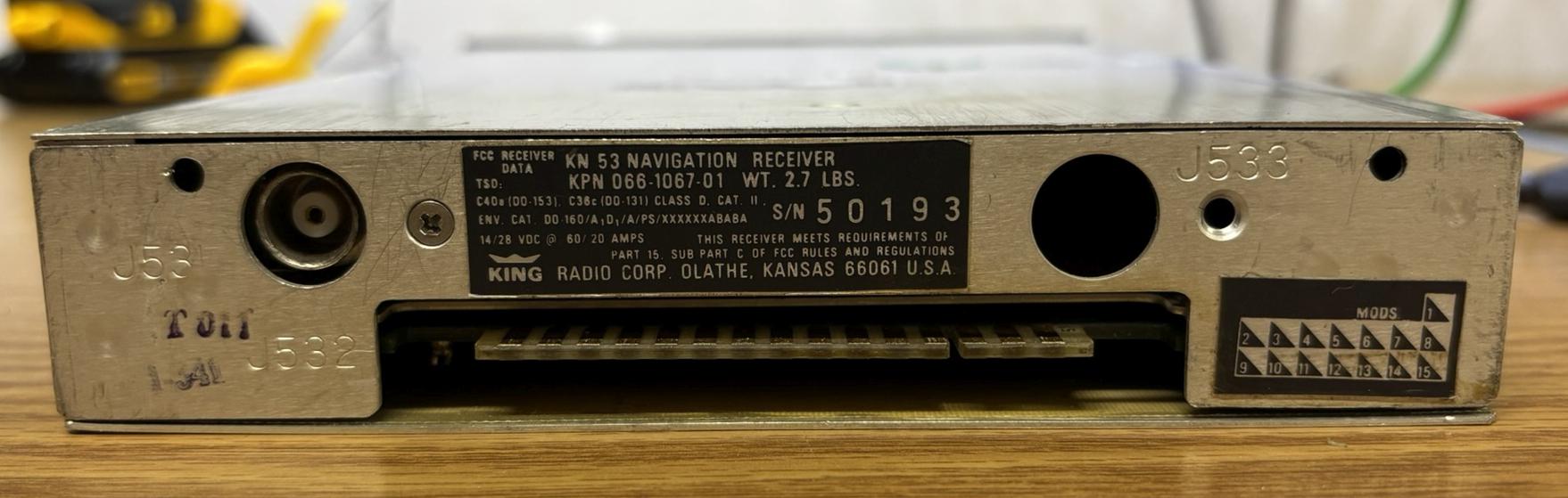 king kn-53 radio