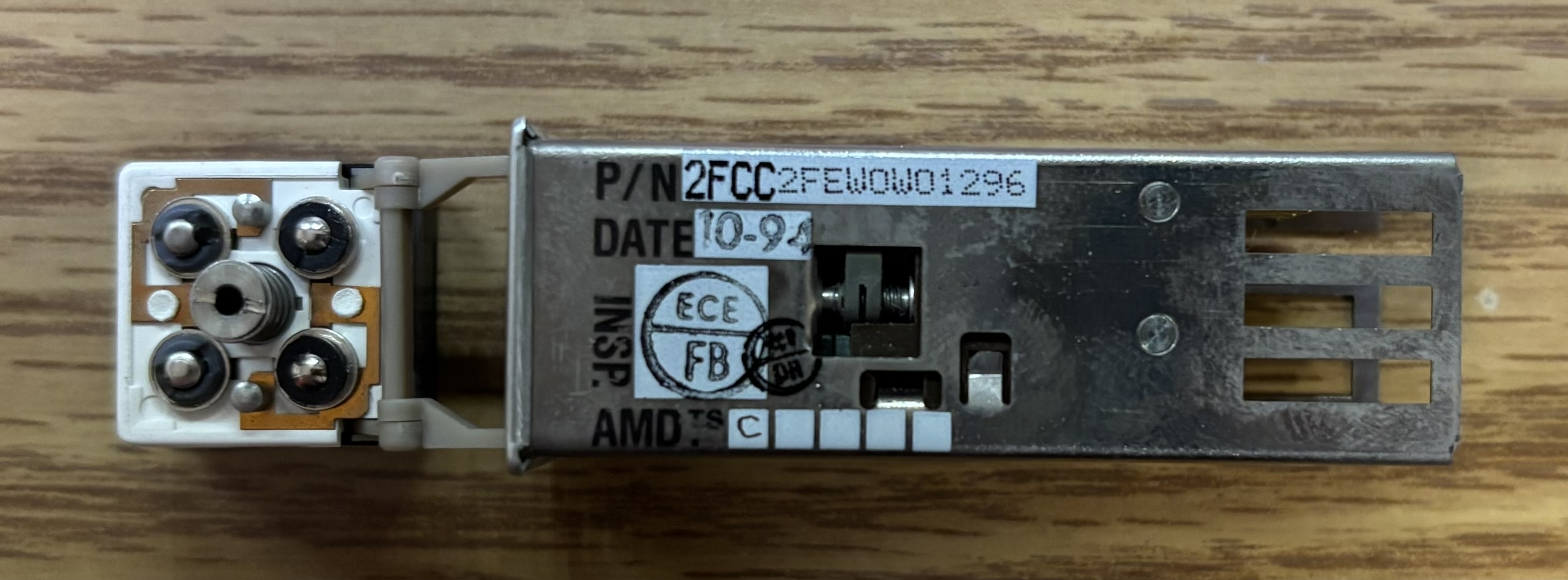 Korry 389 (or ECE) pushbutton switch