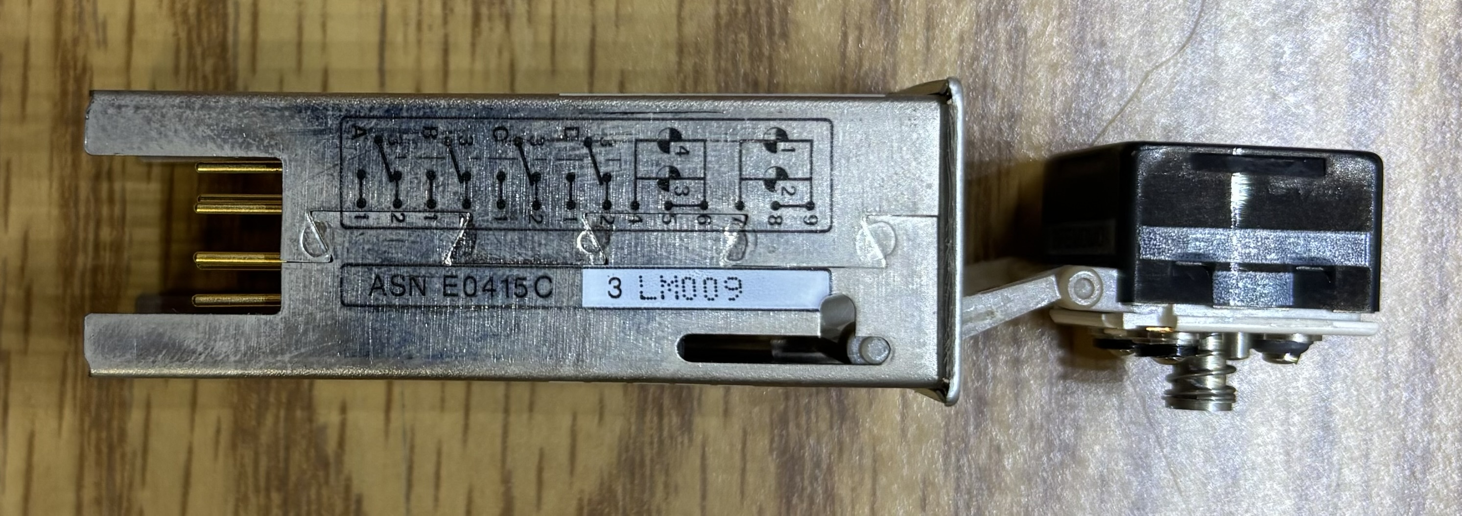 Korry 389 (or ECE) pushbutton switch