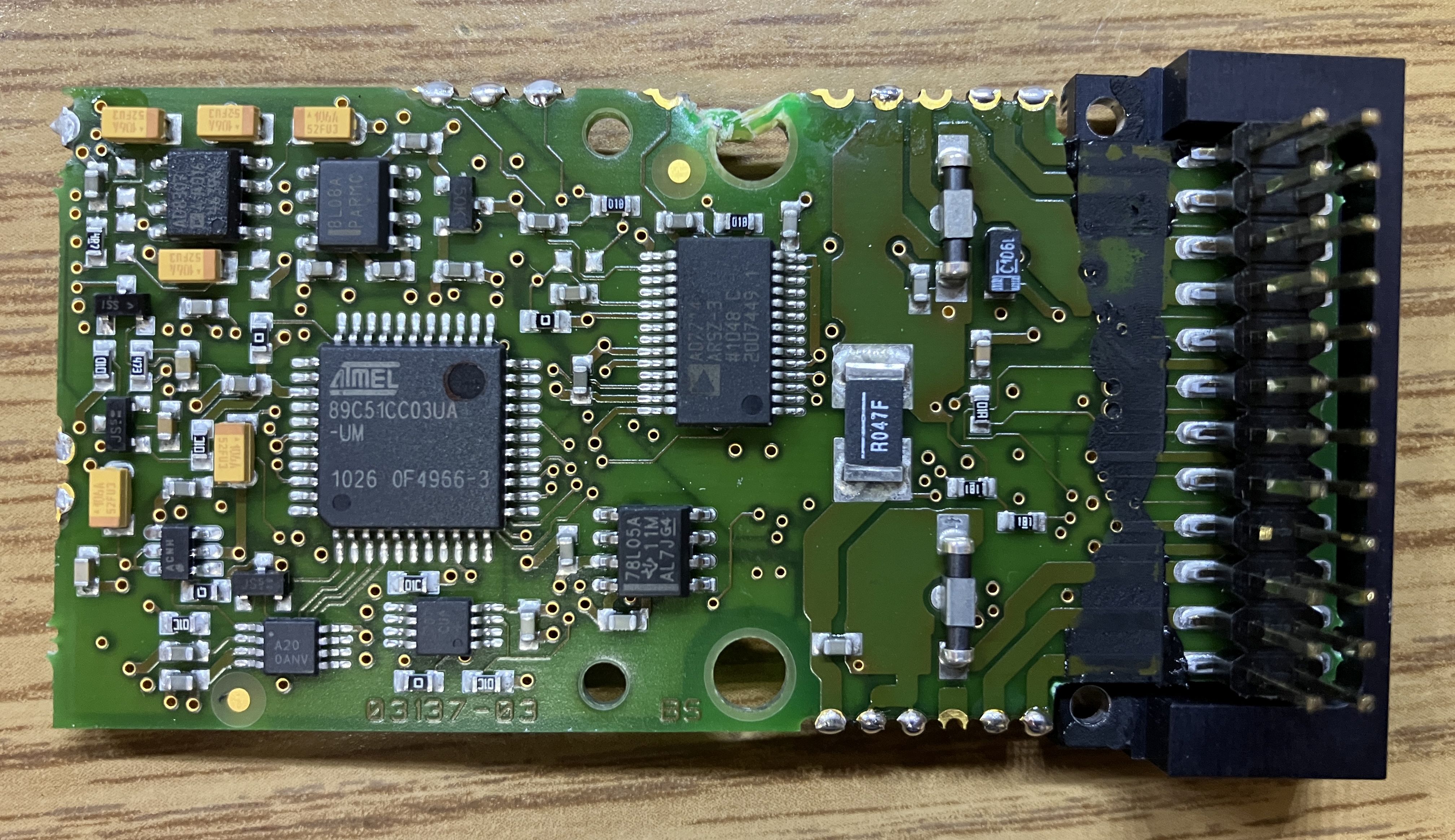 internal board bottom view