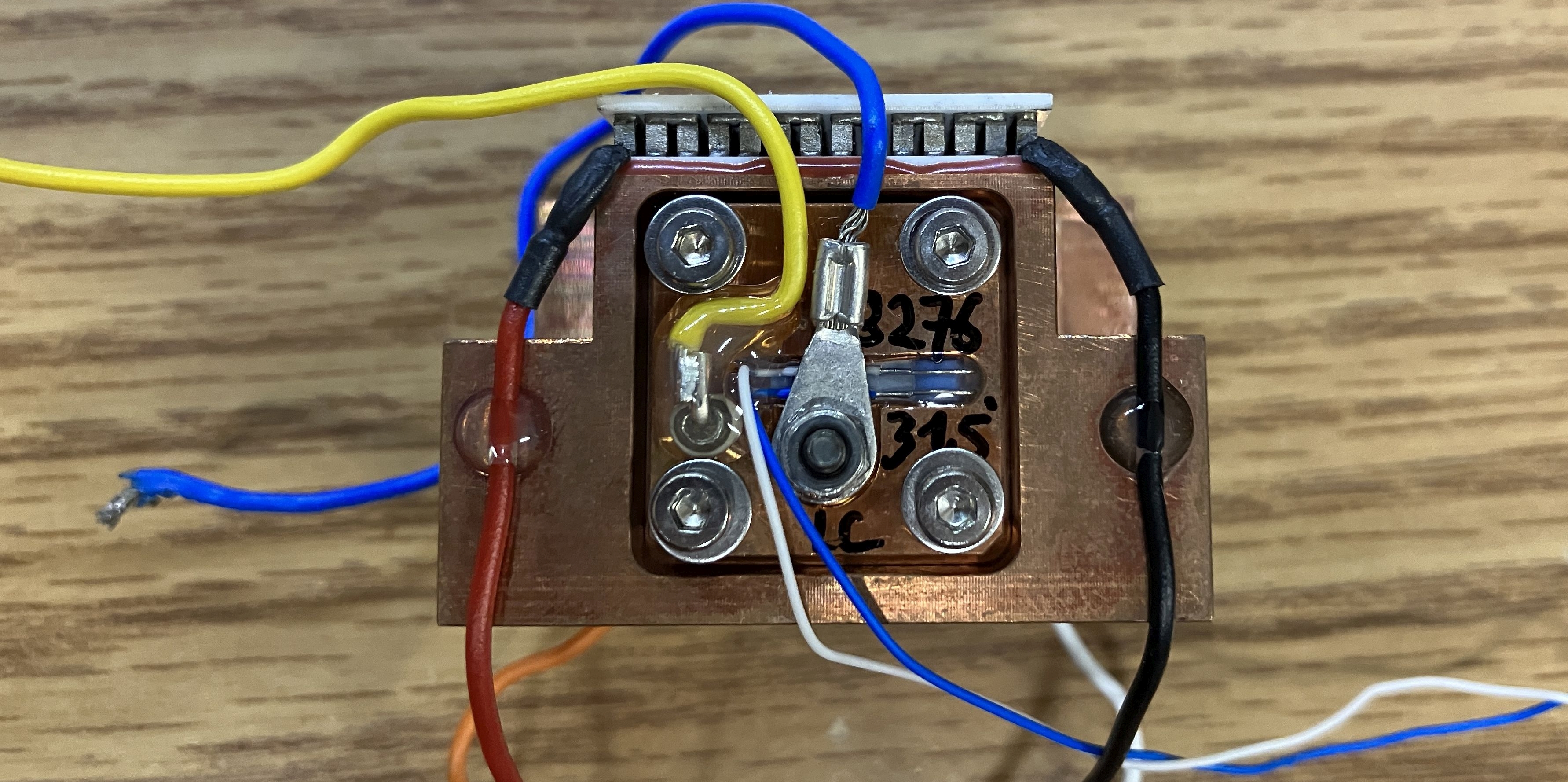 rear of optical cavity