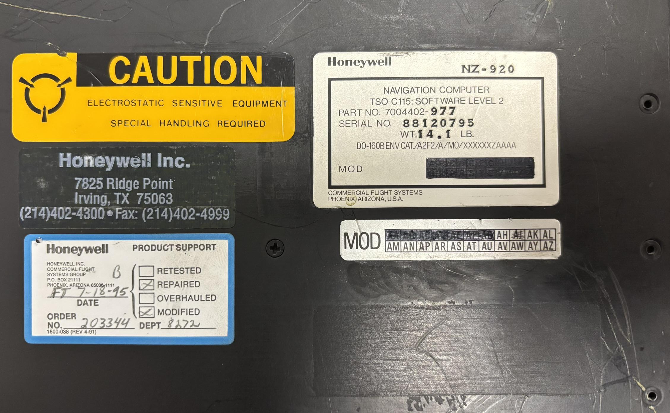 NZ-920 navigation computer