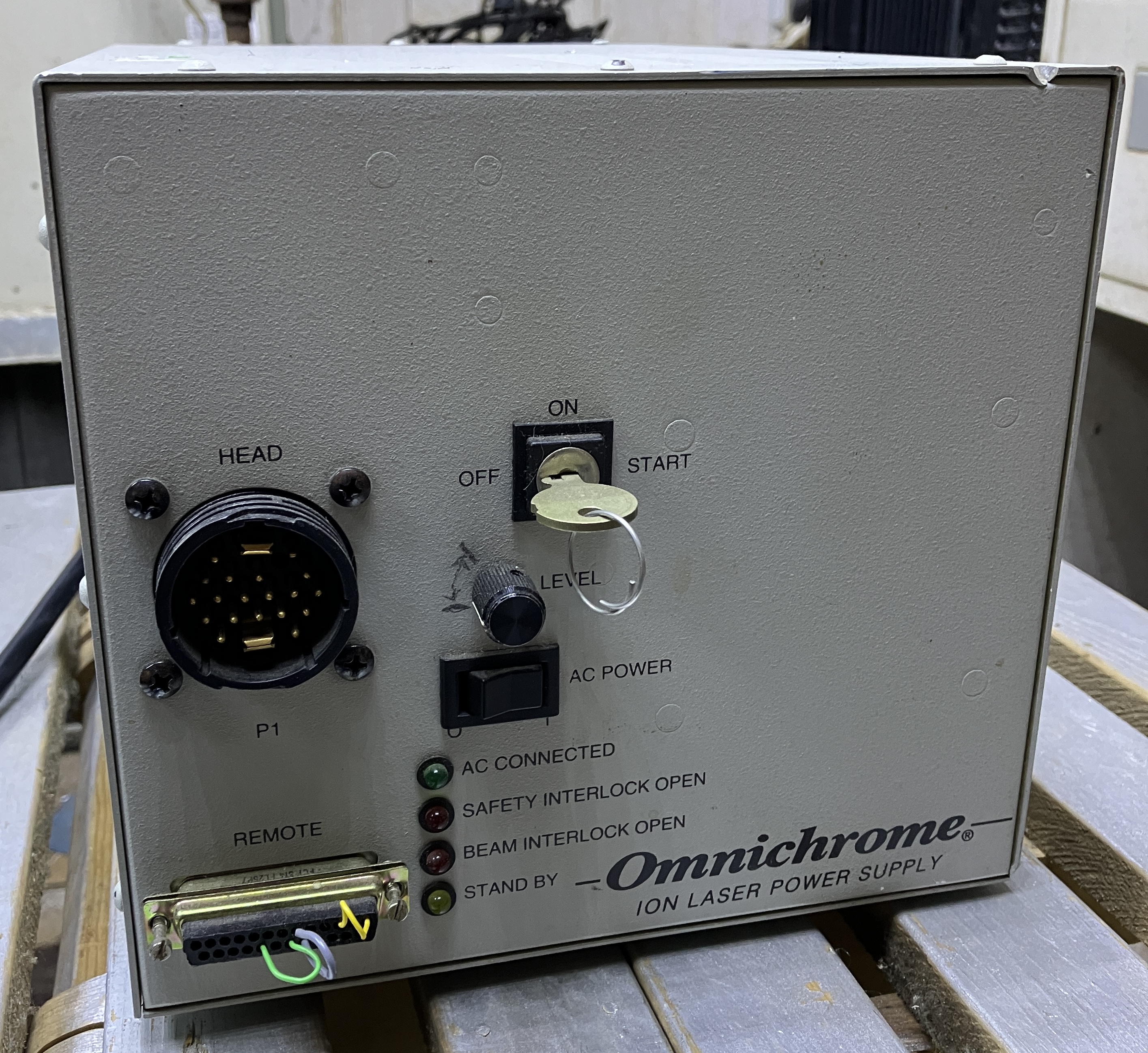 Omnichrome model 171 ion laser power supply front view