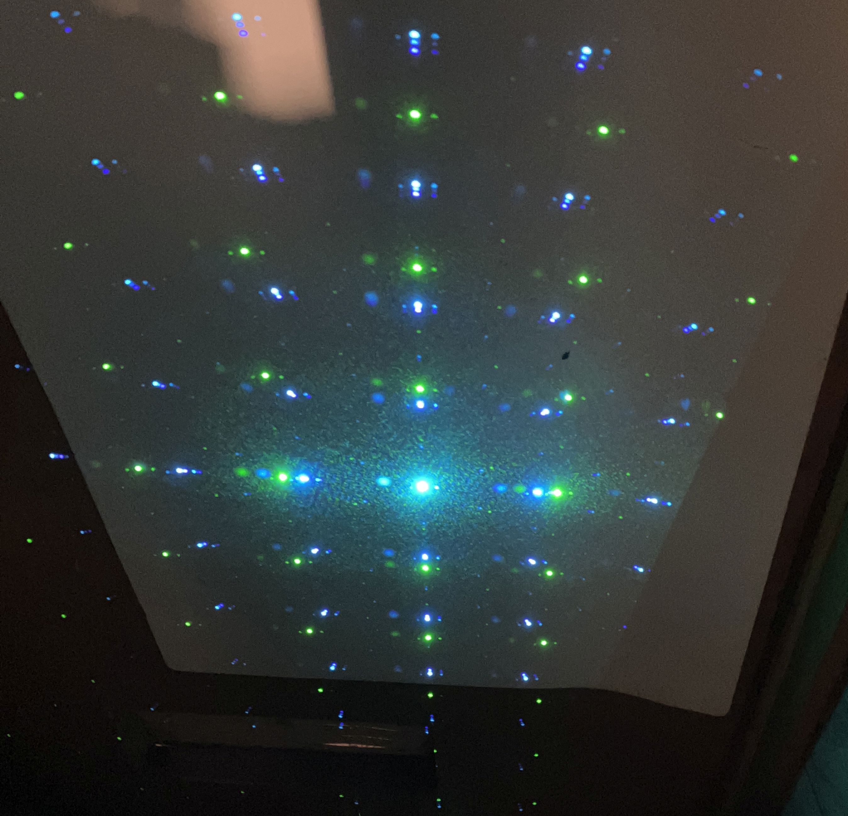 Omnichrome series 43 laser beam with diffraction grating
