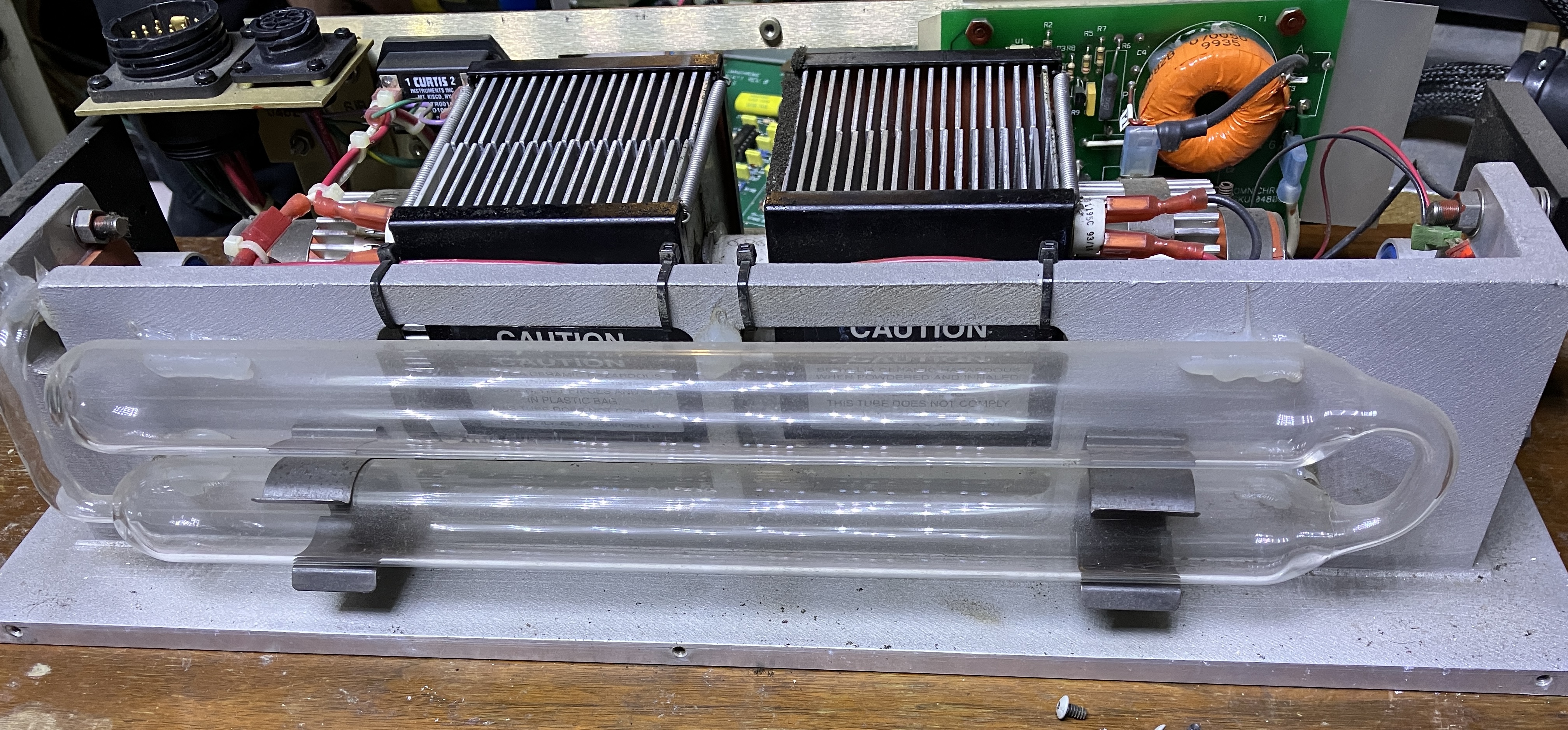 Inside of Omnichrome series 43 laser head