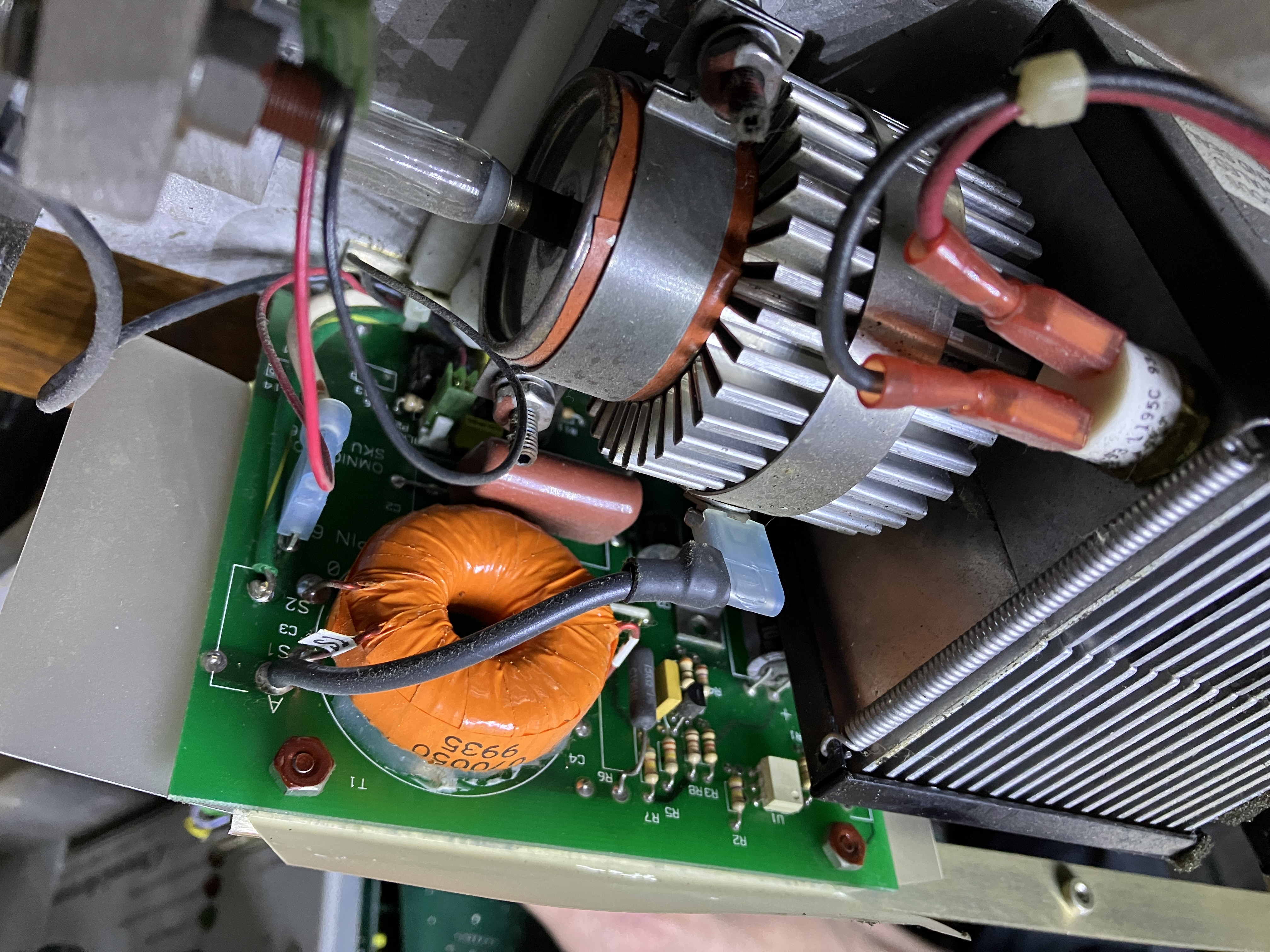 Inside of Omnichrome series 43 laser head