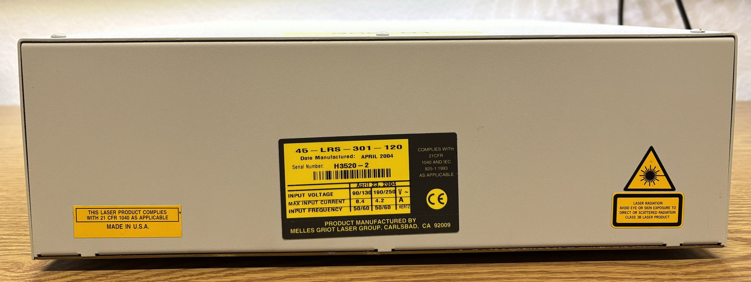 Omnichrome LC-500 HeCd laser controller