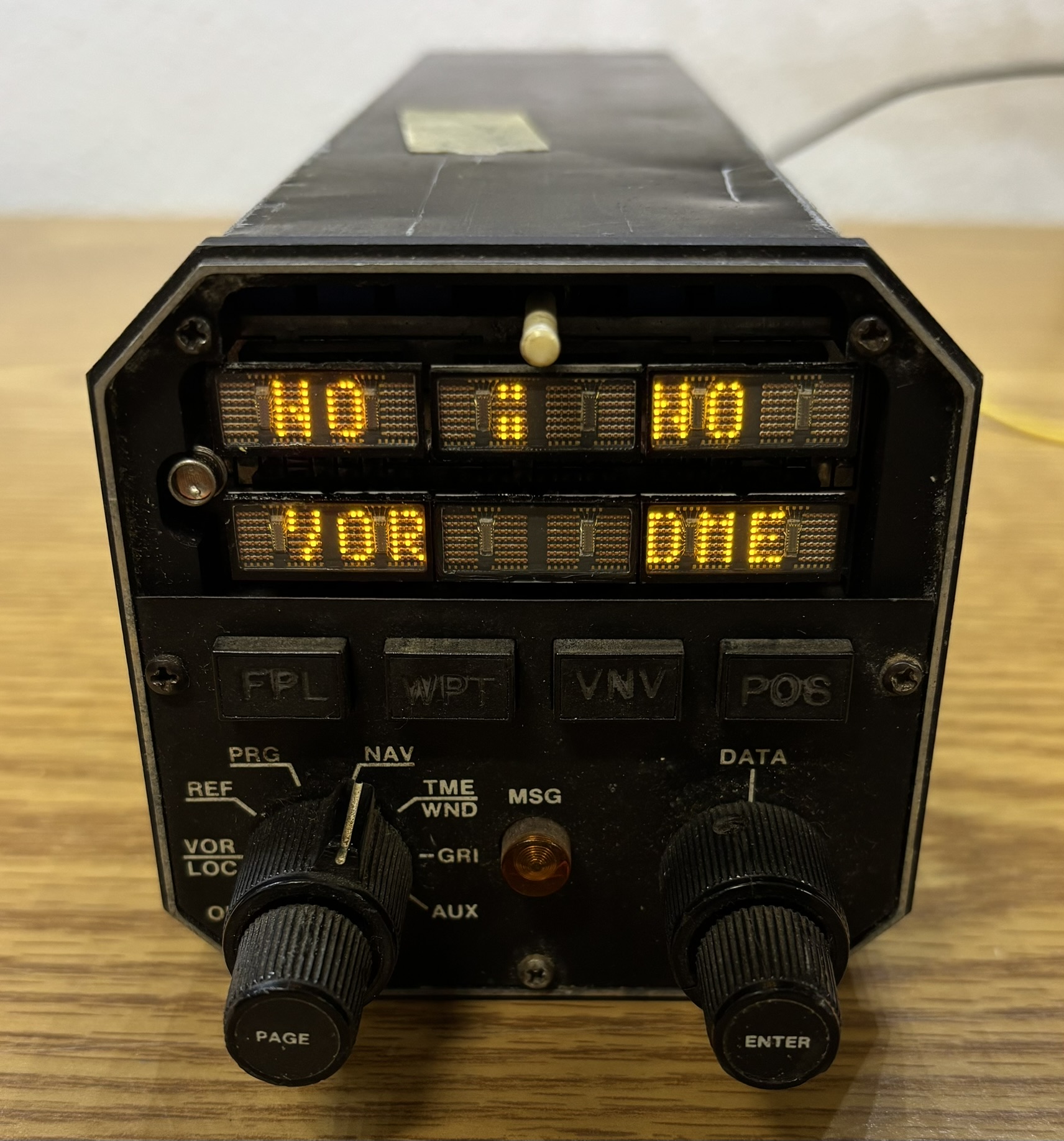 RNAV computer with cover removed