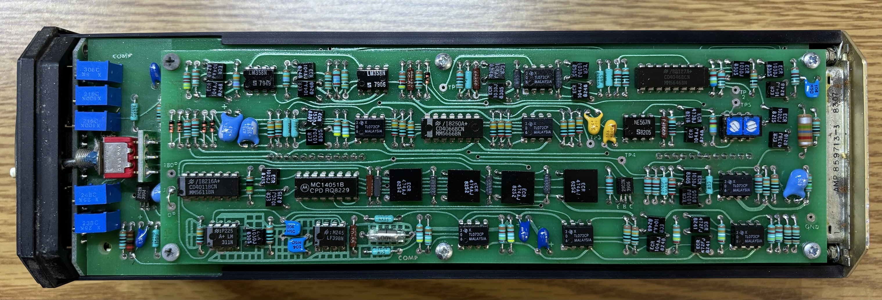 RNAV computer with cover removed