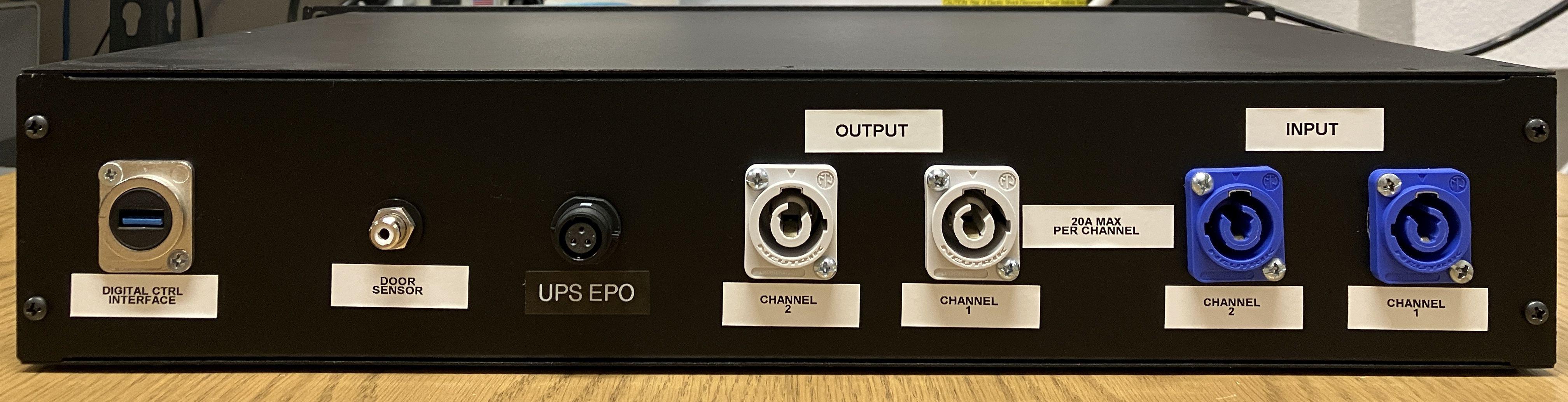 RackOPS back connections