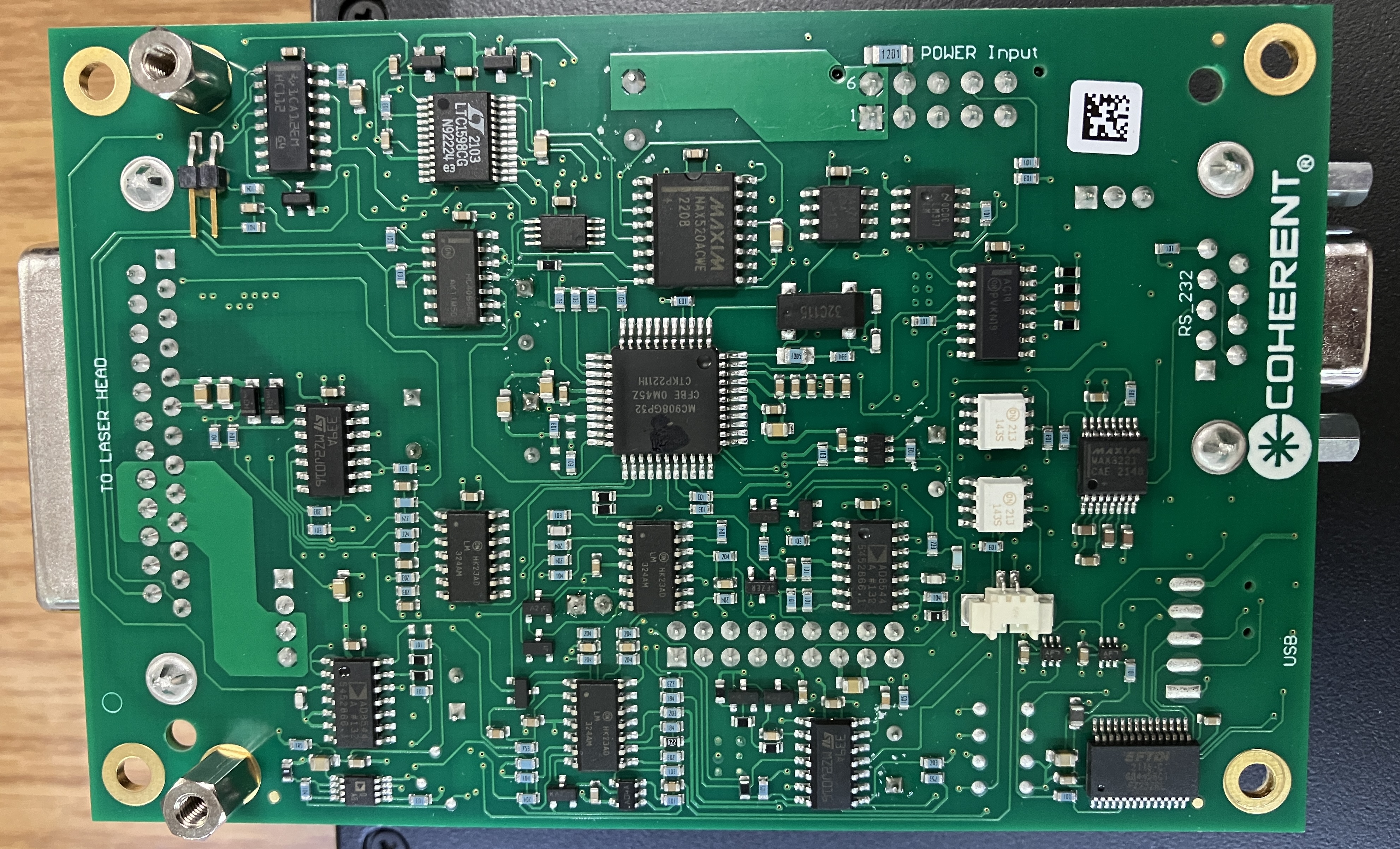coherent sapphire driver board back