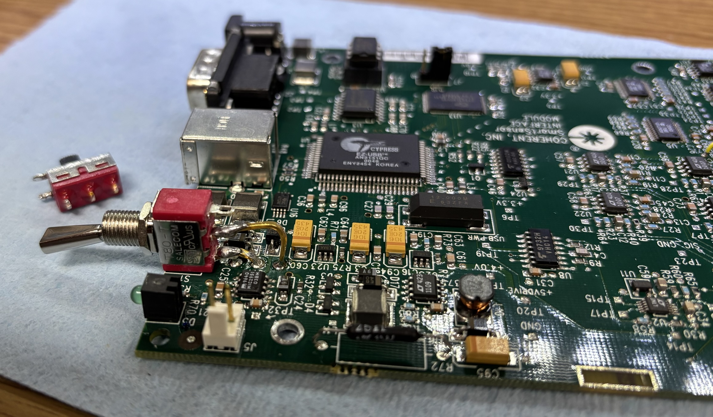 coherent smart sensor interface module