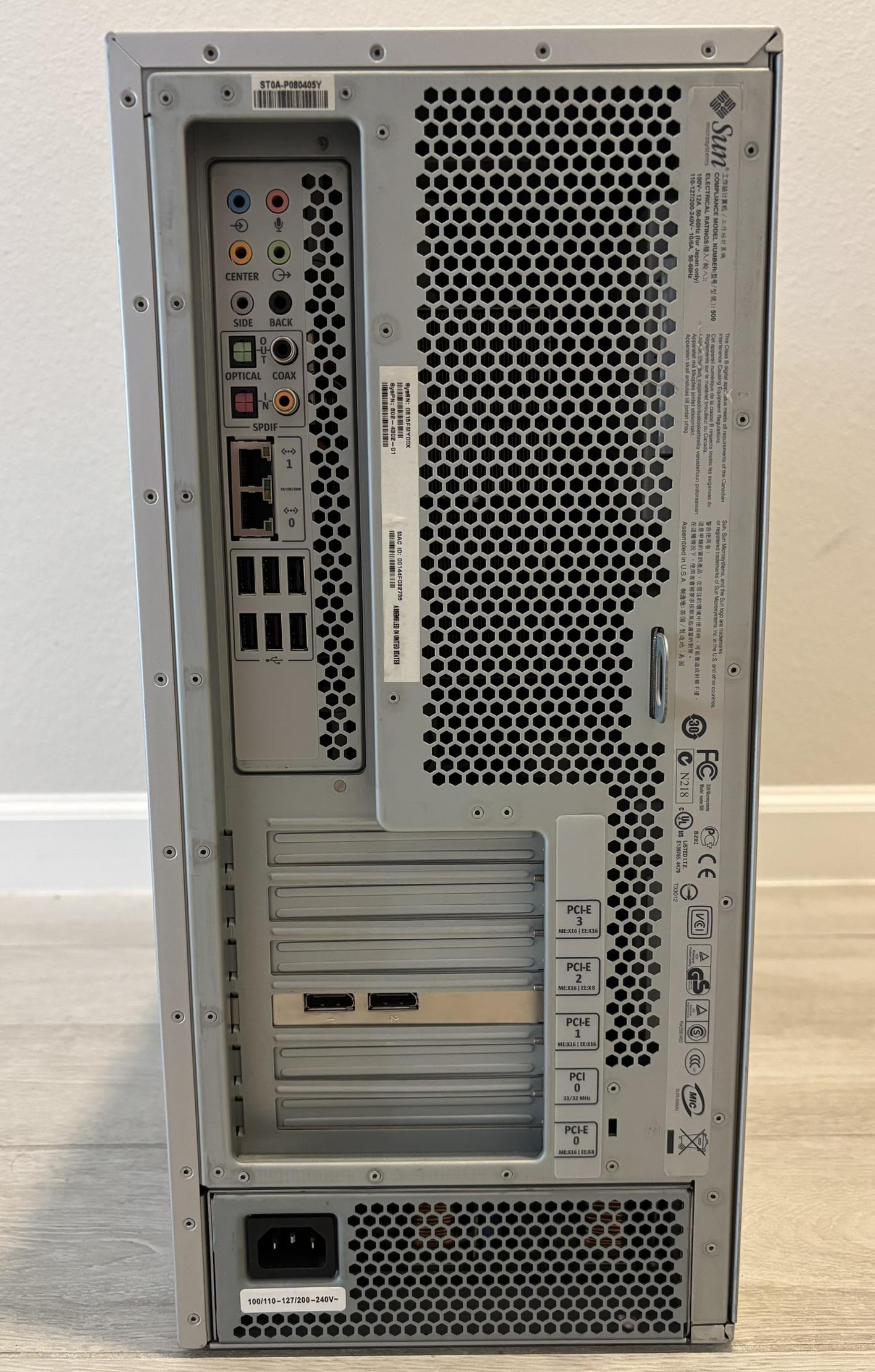 Sun Ultra 40 M2 Workstation